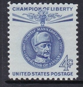 1165 Gustaf Mannerheim MNH