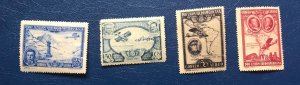 SPAIN scott# C52-C53-C54-C55a Spanish-American Exhibition 1930 MLH