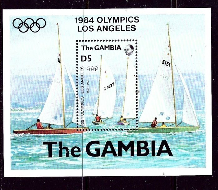 Gambia 514 MNH 1984 Olympics    (ap4204)