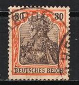  Germany - 1902  Germania 30pf  (No Wmk)  Mi# 74 (2929)