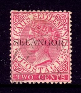 Malaya (Selangor) - Scott #11 - Used - Hinge bump, toning - SCV $3.50