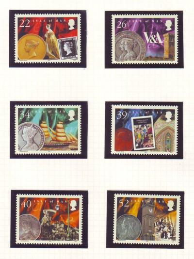 Isle of Man Sc 889-94 2001 Death of Victoria stamp set mint NH