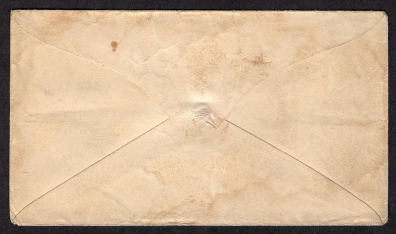 $US 19th Century Cover SC#26 Jaffrey, NH DPO 8/12 CDS, No Contents