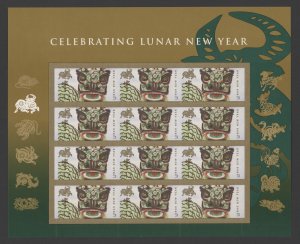 2009 US Scott#4375  42c Chinese/Lunar New Year, Year of The Ox, Sheet of 12 MNH