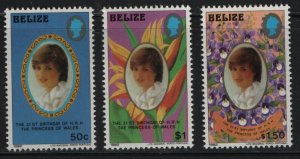 BELIZE  618-620  MNH  SET