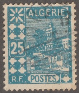 Algeria stamp, Scott#42,  used, hinged,  25, #43