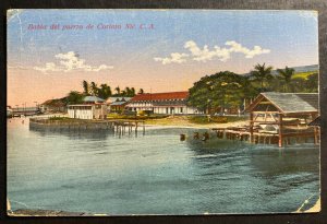 1917 Cristobal Canal Zone Panama Paquebot Picture Postcard Cover To USA