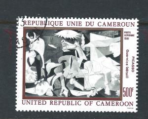 Cameroun C295-6 VF Picasso Cezanne Artists
