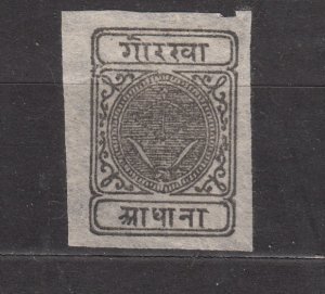 J42045 JL Stamps 1899 nepal mh #10 design