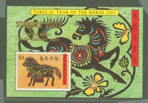 Tokelau  #307A  Souvenir Sheet (Horse)
