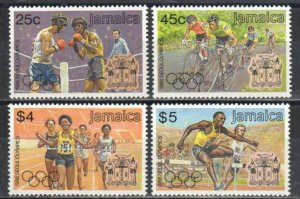 Jamaica Stamp 694-697  - 88 Summer Olympics