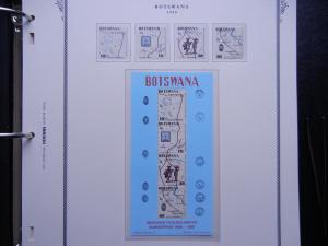 Botswana 1988 Runner Post SS, Scott 439a