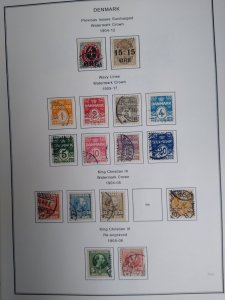 collection on pages Denmark 1904-24 CN: CV $529