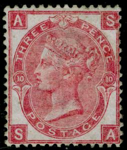 SG103, 3d rose plate 10, M MINT. Cat £875. SA