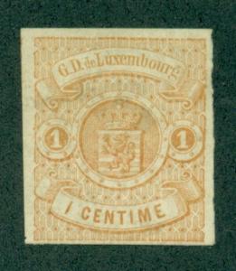 Luxembourg #4  Mint  F-VF  LH  Pawrt OG  Scott $175.00  C...