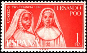 Fernando Po #204-206, Complete Set(3), 1963, Never Hinged