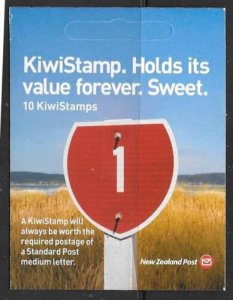 NEW ZEALAND SGSB147 2009 KIWISTAMPS  BOOKLET   MNH 