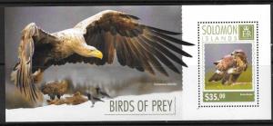 SOLOMON ISLANDS 2014 BIRDS OF PREY (2) MNH