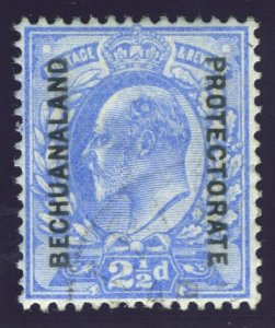 Bechuanaland 1904 KEVII 2½d ultramarine very fine used. SG 69. Sc 78.