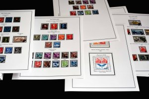 COLOR PRINTED SWITZERLAND 1843-2010 STAMP ALBUM PAGES (213 illustrated pages)