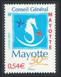 Mayotte 30th Anniversary of General Council 1v SG#230