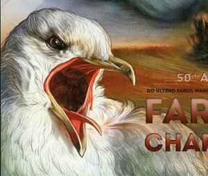 Lighthouse Charleston Stamp Birds Larus Californicus Souvenir Sheet MNH #6173
