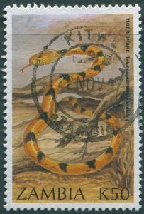 Zambia 1994 SG739 K50 Tiger Snake FU