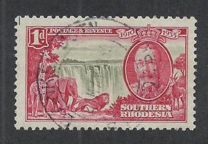 SOUTHERN RHODESIA SC# 33 FVF/U 1935