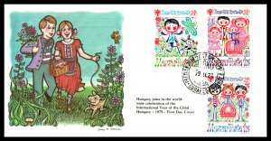 Hungary 2566-2568 IYC Fleetwood U/A FDC