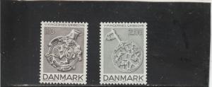 Denmark  Scott#  653-4  MNH