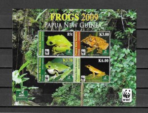 PAPUA NEW GUINEA 2009 SG 1298/301 + MS 1302/1303 MNH Cat £59