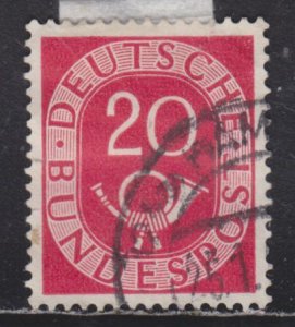 Germany 677 Post Horn 20pf 1951