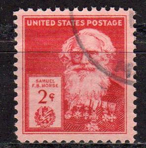 United States 890 - Used - 2c Samuel F. B. Morse (1940) (1)