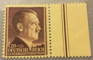 Poland 1942 Occupation, General Government, Scott # NB14,VF MNH**OG (G-3)