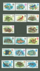 Bermuda #363-379 Mint (NH) Single (Complete Set)