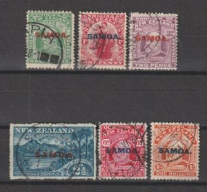 SAMOA 1914/15 SG 115/21 USED Cat £28