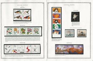 United States Stamp Collection 24 Scott Pages, Mint NH, 1997-1998, JFZ