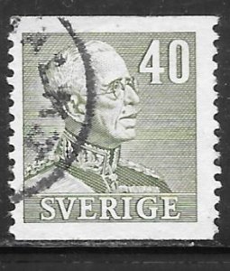 Sweden 307: 40o Gustaf V, used, F-VF