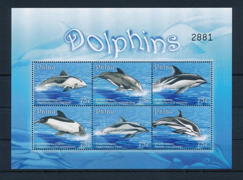 [35273] Palau 2009 Marine Life Dolphins MNH Sheet