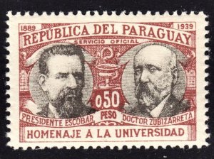 Paraguay Scott O99 F to VF mint OG H.  FREE...