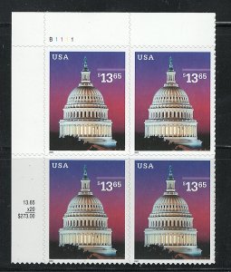 US Scott 3648 Plate Block of 4 MNH!