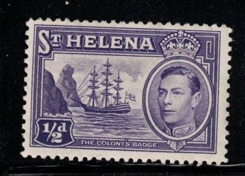 ST HELENA - Scott # 118 MH - KGVI & The Colony's Badge