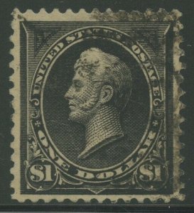 #276A $1 1895 TYPE 2 VF+ USED GEM WITH LIGHT CANCEL CV $210 BV1737