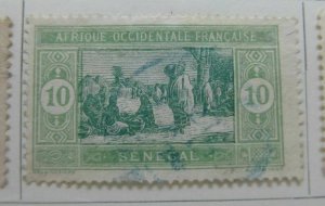 France Africa French Colony SENEGAL 1914-33 10c Used A4P31F147-