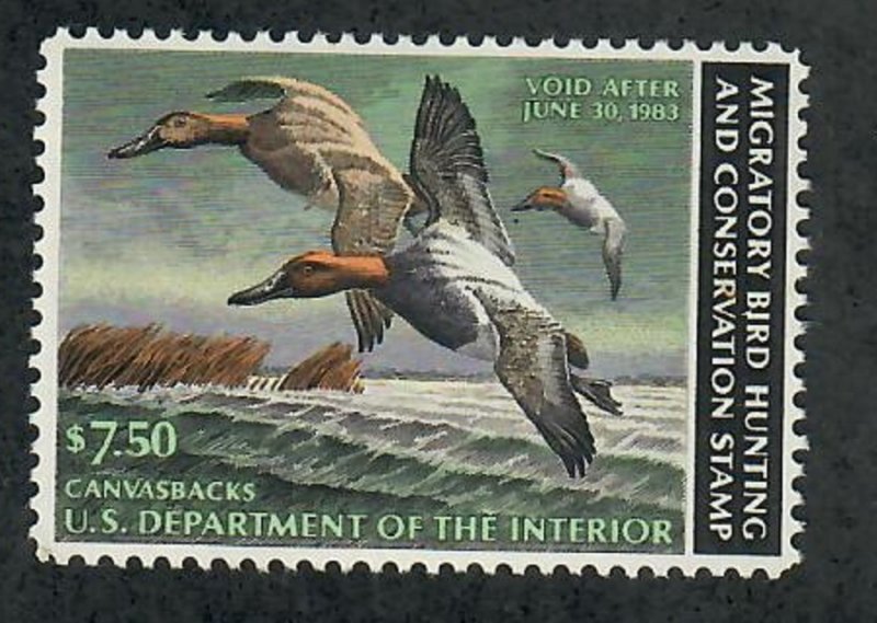 RW49 MNH Canvasbacks Federal Duck single