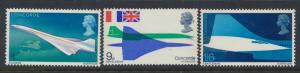 GB QE II Mint Never Hinged  SG 784 - 786 set