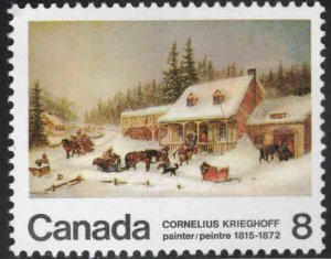 Canada Scott 610 MNH** Krieghoff painting stamp