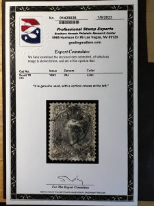 US Scott #78 used with Cert