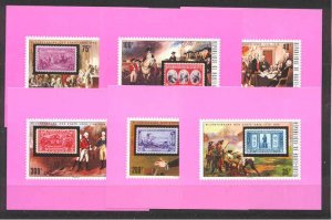 Burkina Faso 352-57/ 6 MNH VF s/s US Bicentennial