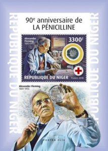 Niger - 2018 Penicillin Anniversary - Souvenir Sheet - NIG18613b